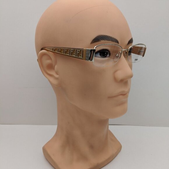 ?️Made in Italy! Fendi F984 Pale Gold Eyeglasses 53/17 130 | EUT439?️ main image 9